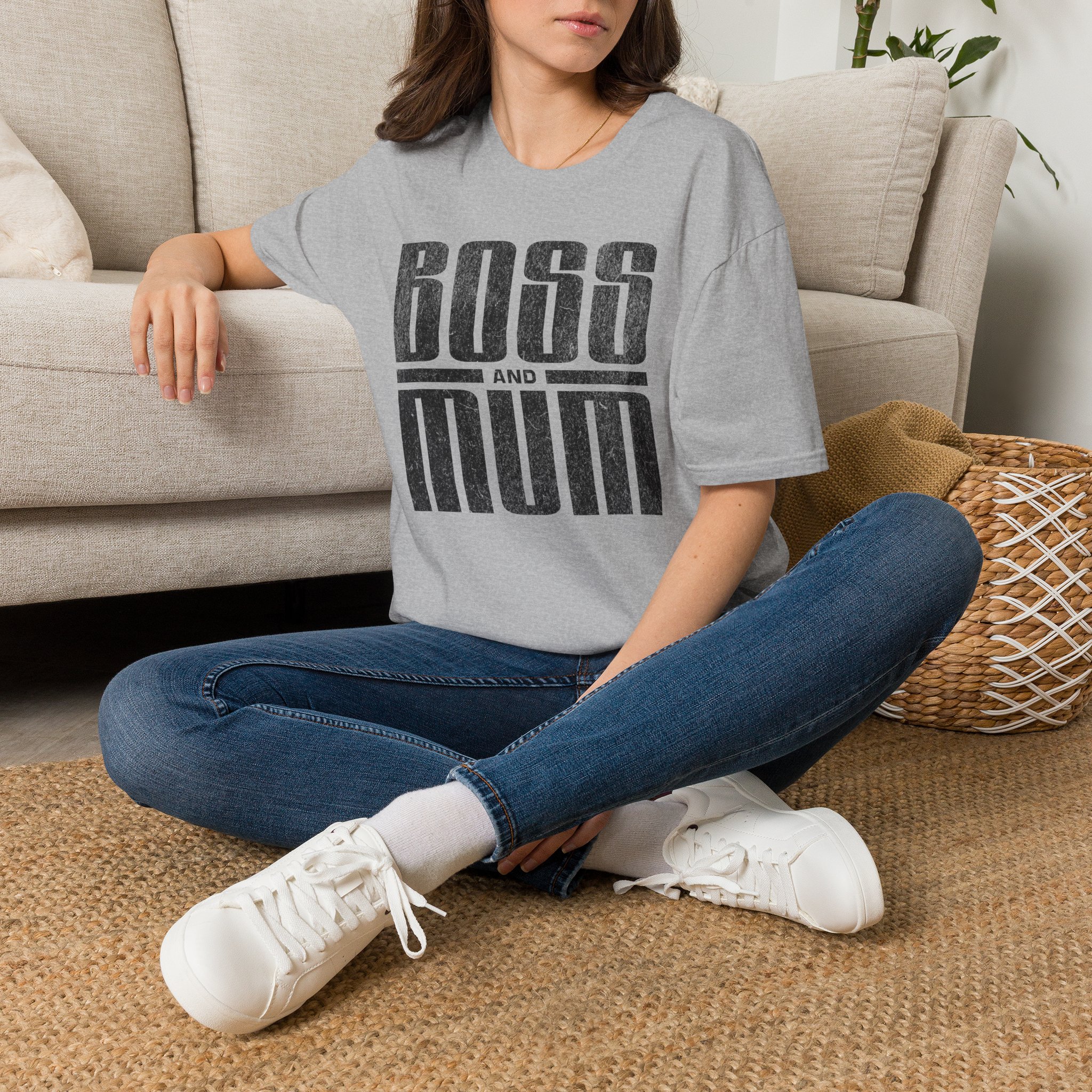 Boss And Mum T Shirt Bold Typography Mum Gift Tee Strong Mum Empowerment Shirt Mothers Day Present Boss Mum Graphic Tee - Image 8