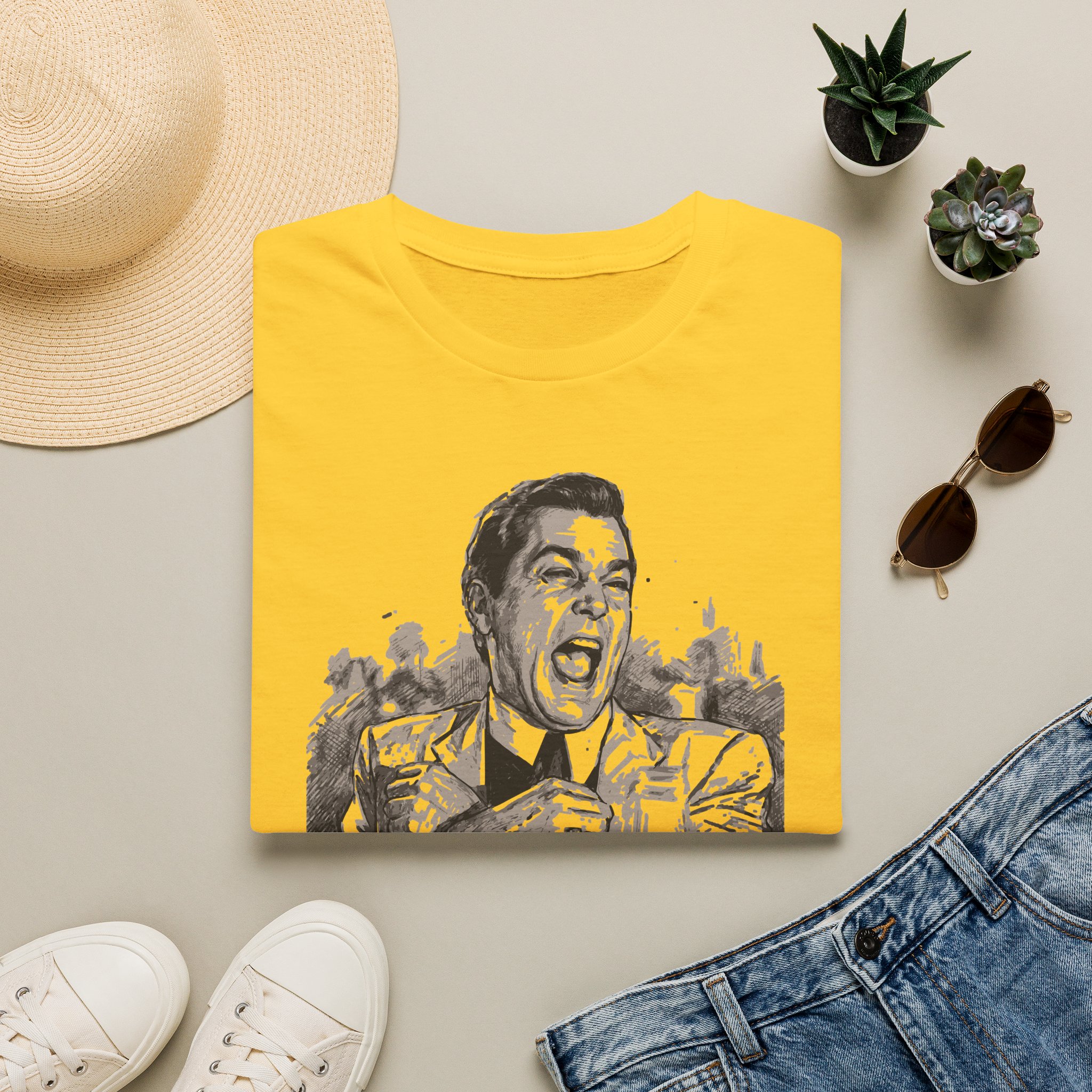 Goodfellas Laughing Scene T Shirt Cult Crime Cinema Sketch Graphic Tee Classic Gangster Film Fan Shirt Mob Movie Art Gift Scorsese Tee - Image 3
