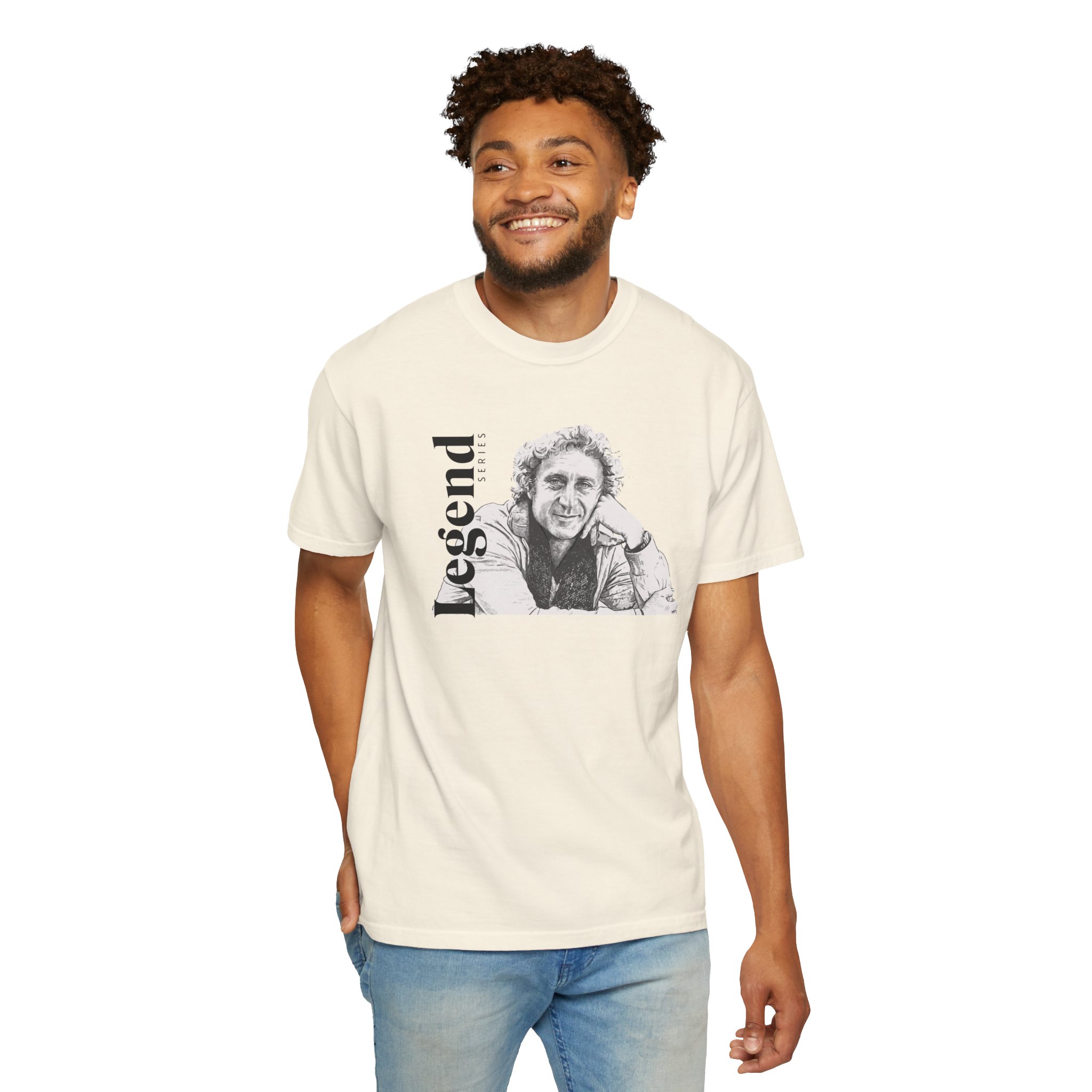 Gene Wilder Legend Series T Shirt Original Sketch Portrait Graphic Tee Comedy Legend Tribute Shirt Classic Film Icon Gift Actor Tee - Image 6