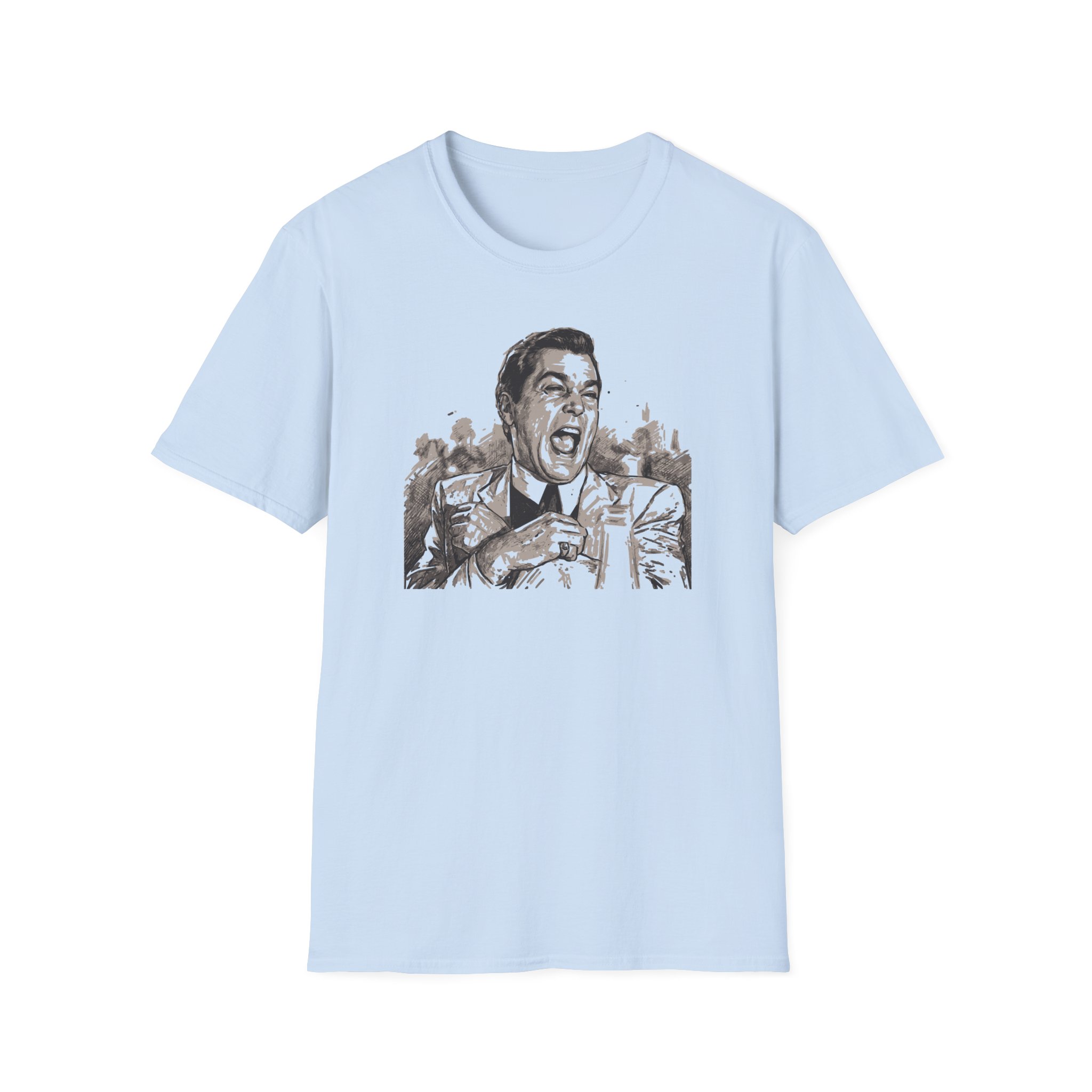 Goodfellas Laughing Scene T Shirt Cult Crime Cinema Sketch Graphic Tee Classic Gangster Film Fan Shirt Mob Movie Art Gift Scorsese Tee - Image 6