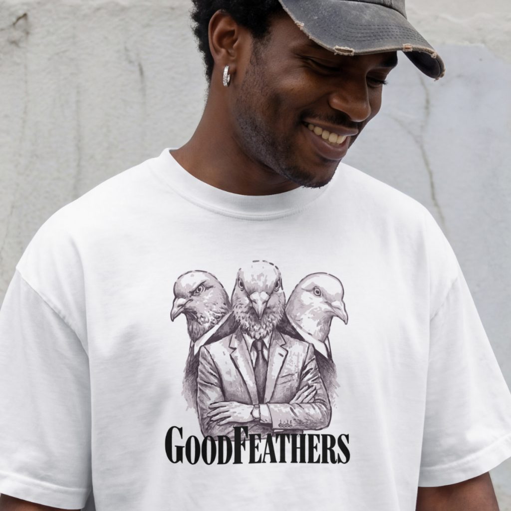GoodFeathers T Shirt Funny Pig…