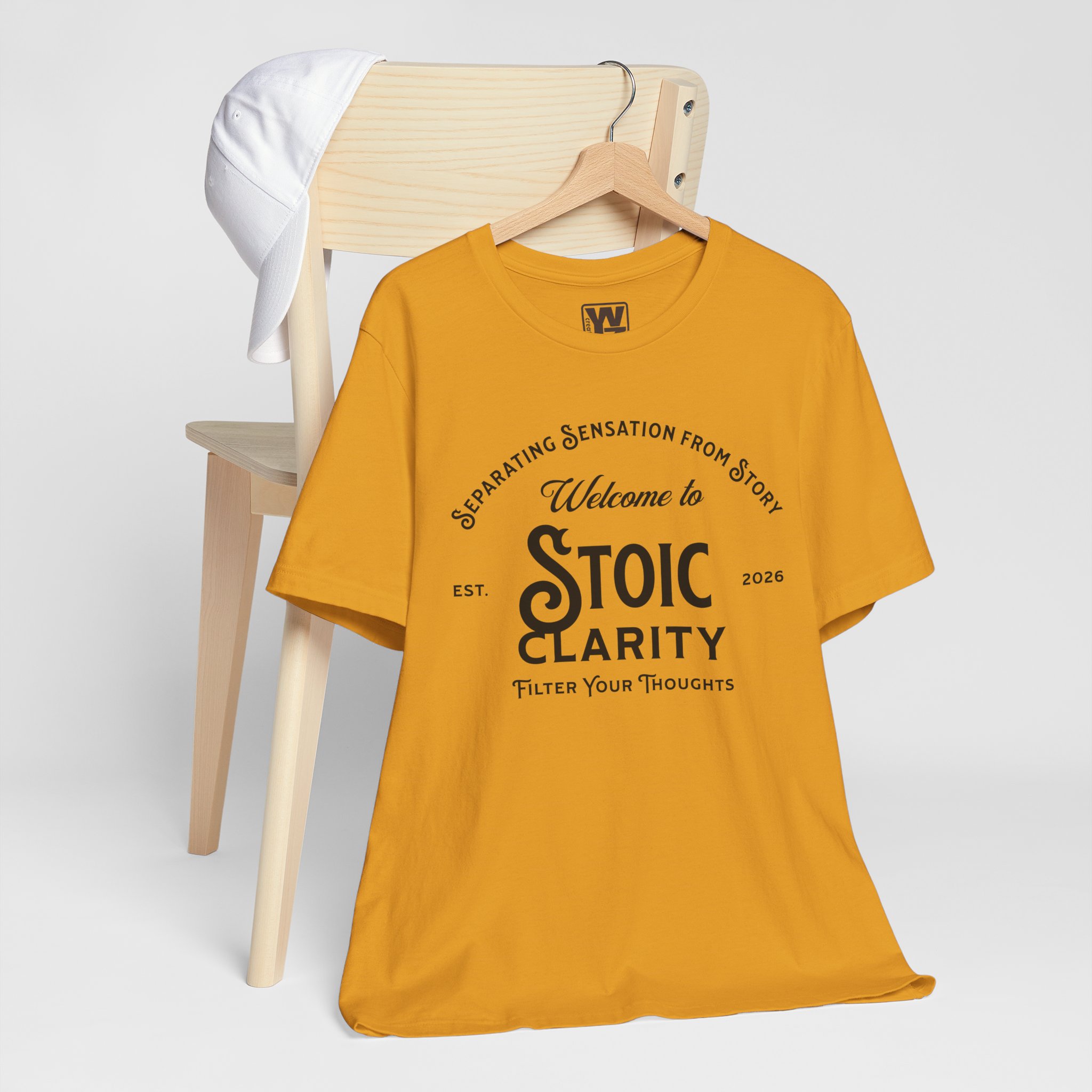 Stoic Clarity T Shirt Stoicism Philosophy Graphic Tee Separating Sensation From Story Filter Your Thoughts Shirt Mindfulness Gift Stoic Philosophy Tee - Image 3