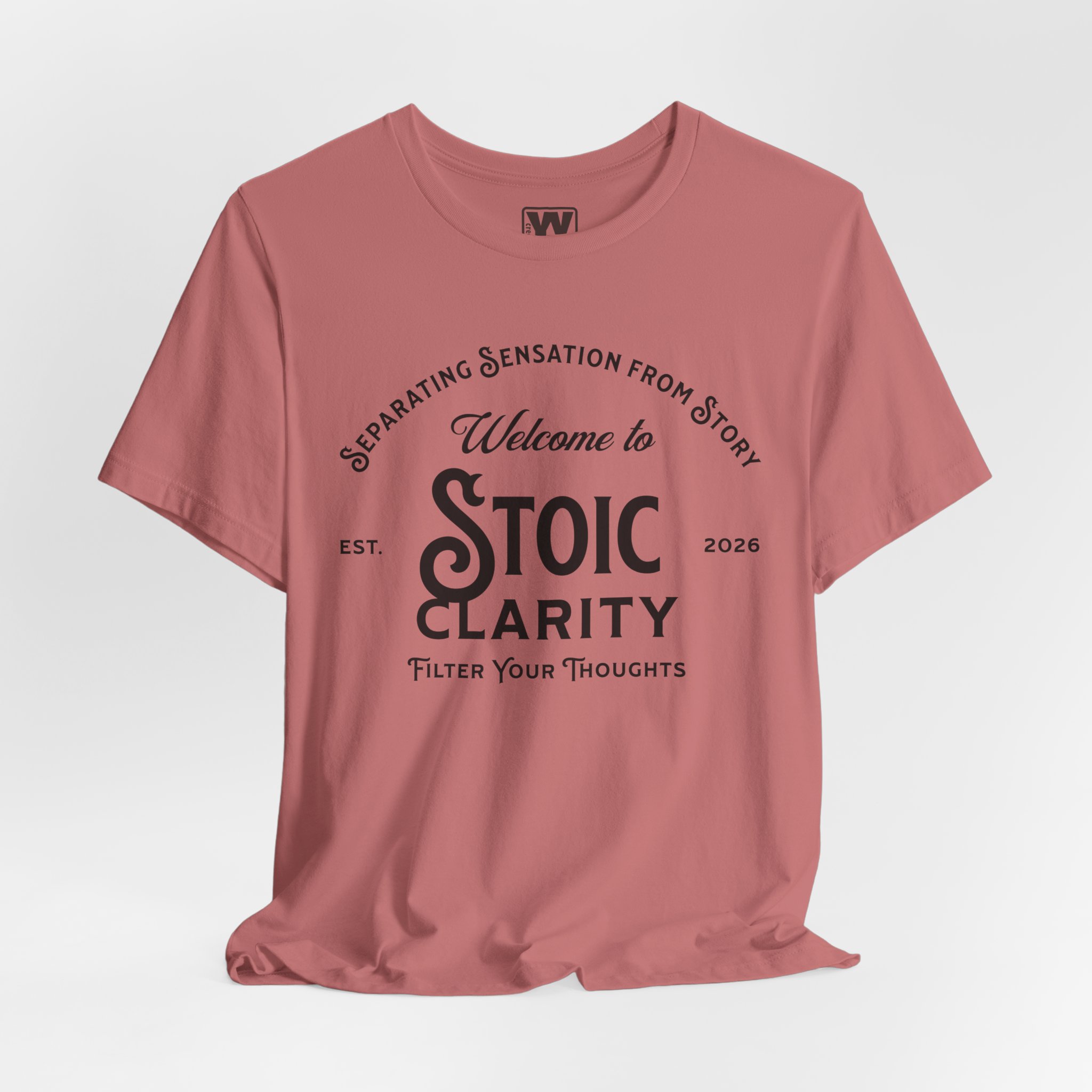 Stoic Clarity T Shirt Stoicism Philosophy Graphic Tee Separating Sensation From Story Filter Your Thoughts Shirt Mindfulness Gift Stoic Philosophy Tee - Image 7