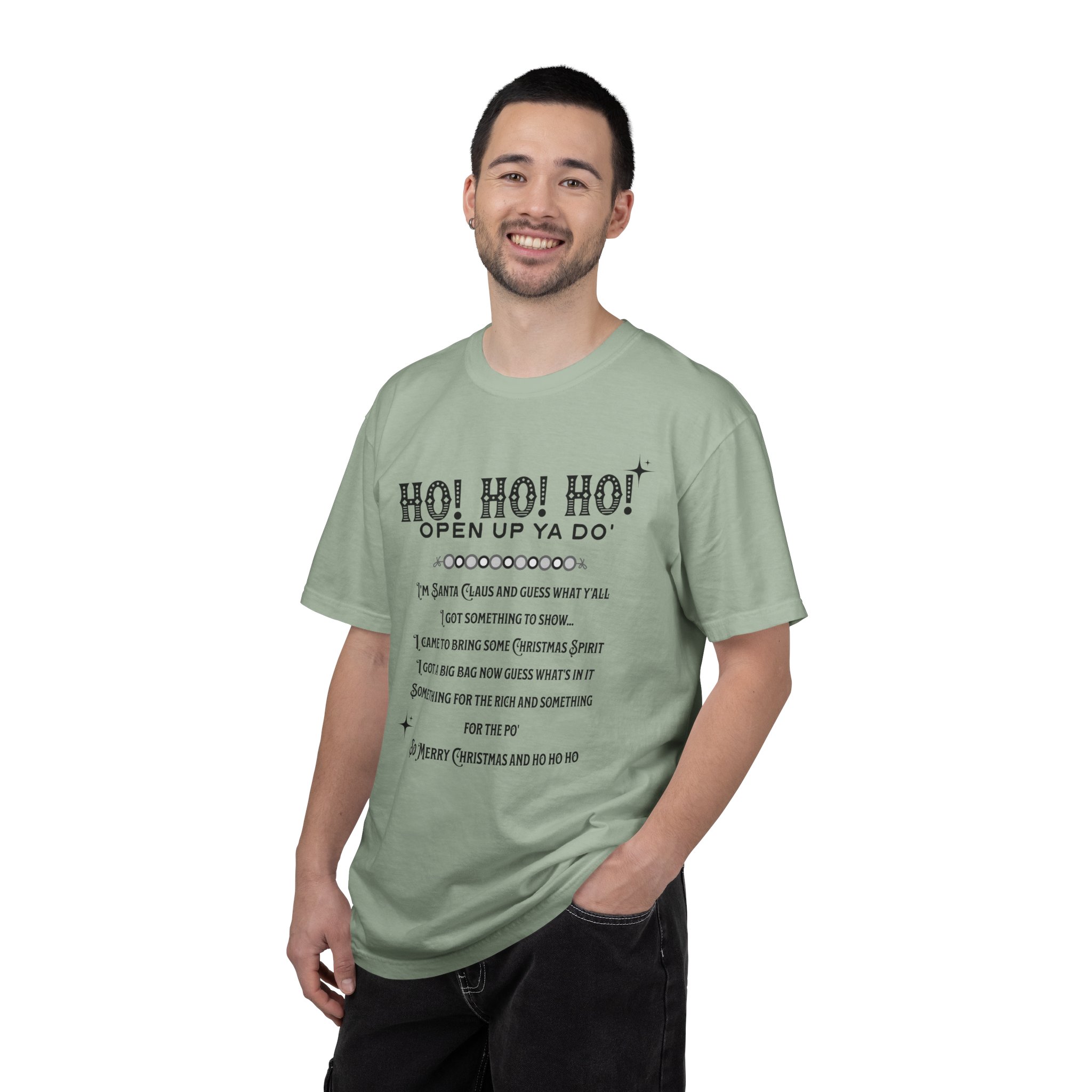 Ho Ho Ho Open Up Ya Do Christmas T Shirt Funny Festive Lyric Graphic Tee Christmas Rap Shirt Holiday Humour Gift Christmas Tee - Image 4
