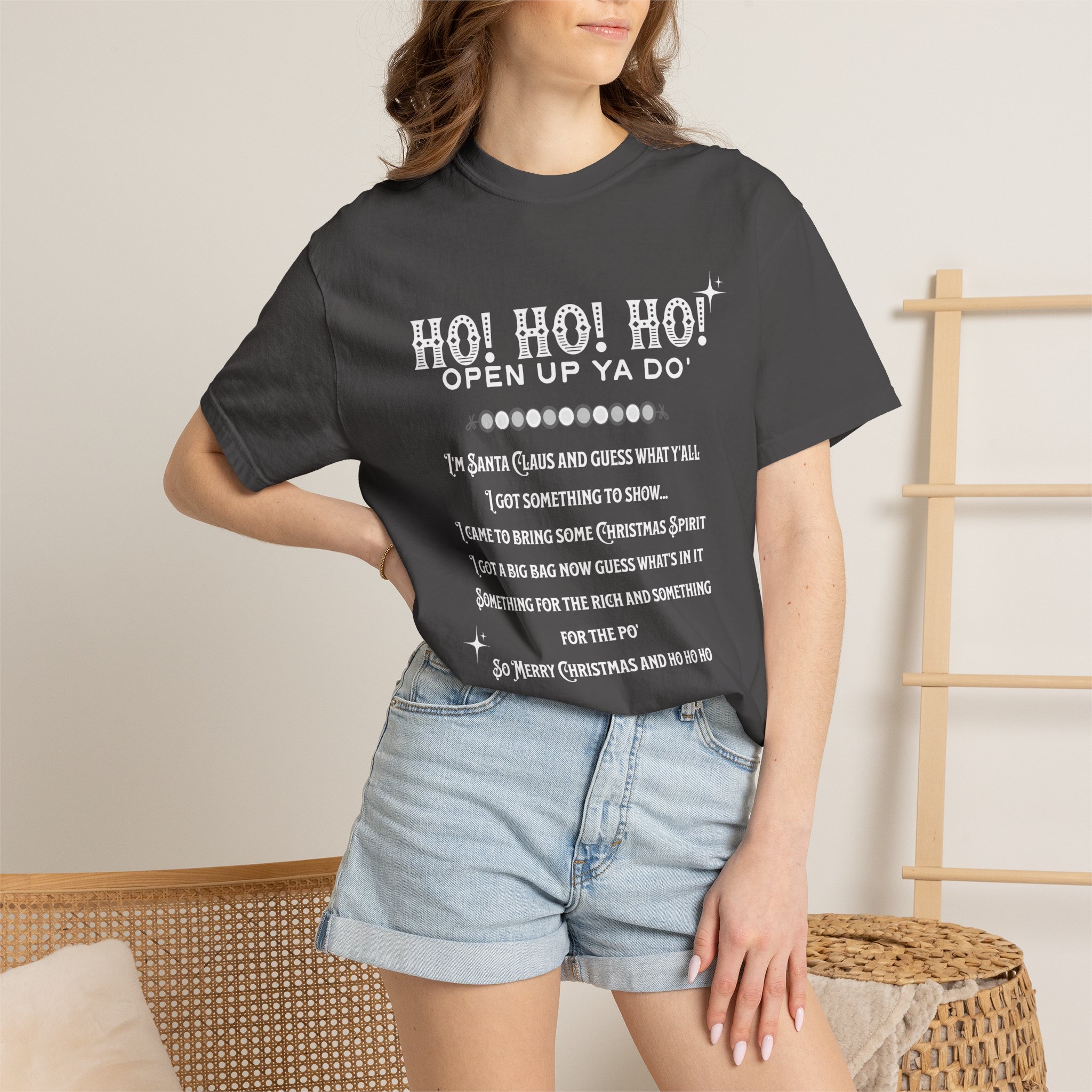 Ho Ho Ho Open Up Ya Do Christmas T Shirt Funny Festive Lyric Graphic Tee Christmas Rap Shirt Holiday Humour Gift Christmas Tee - Image 10