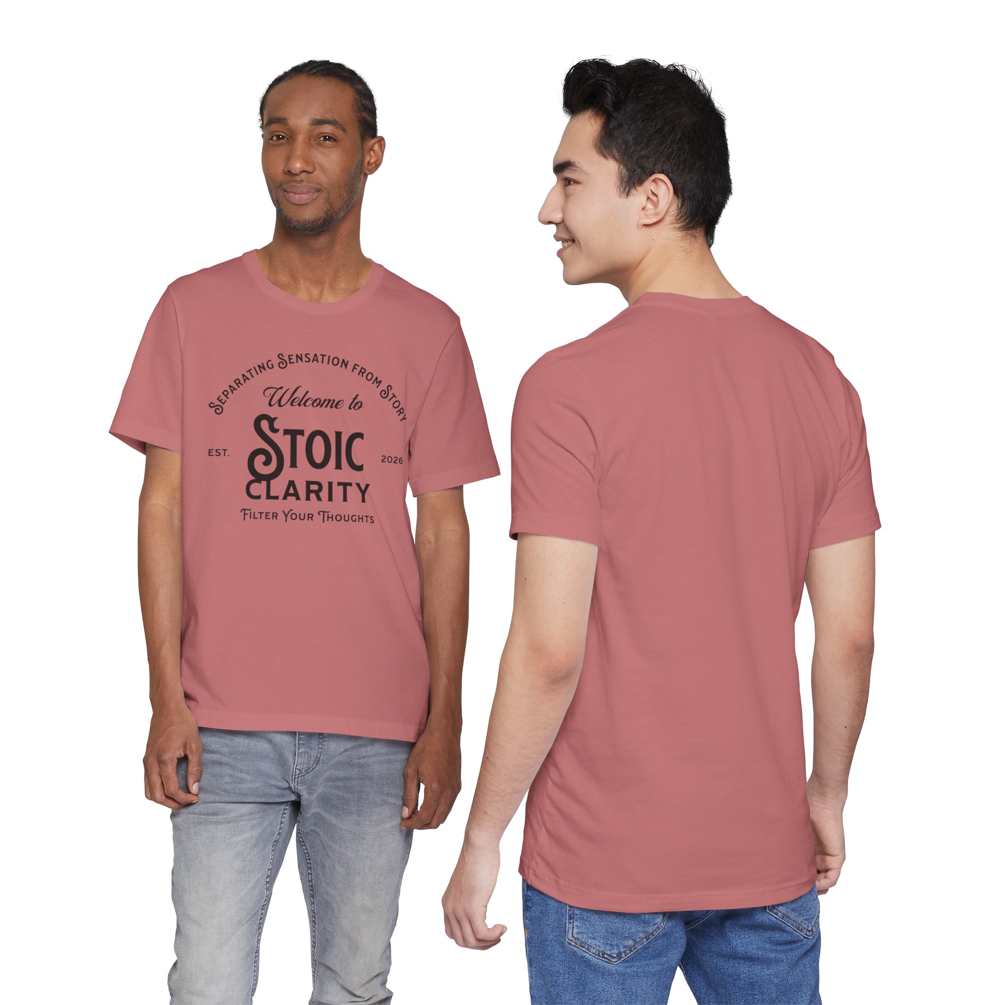 Stoic Clarity T Shirt Stoicism Philosophy Graphic Tee Separating Sensation From Story Filter Your Thoughts Shirt Mindfulness Gift Stoic Philosophy Tee - Image 8