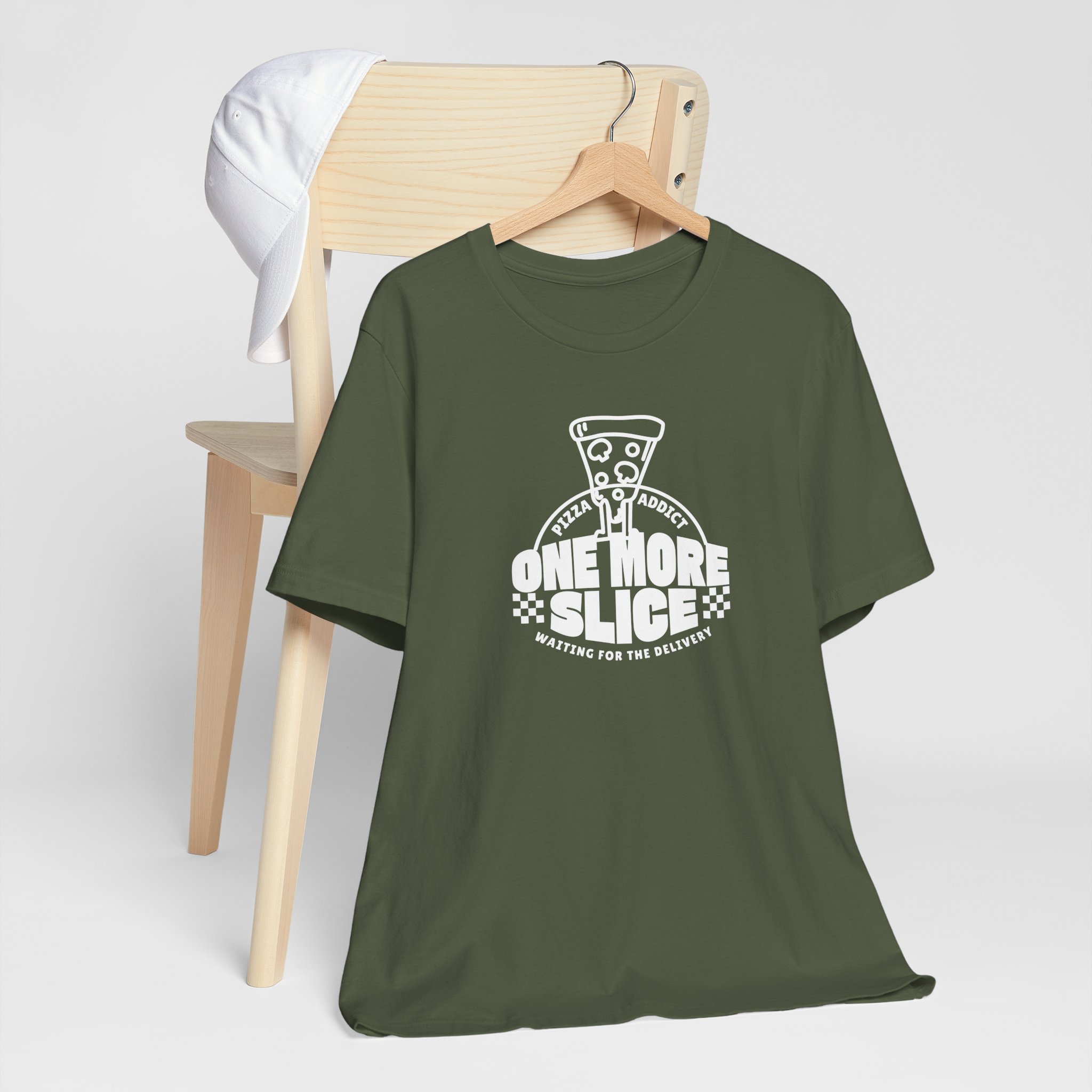 Pizza Addict One More Slice T Shirt Funny Pizza Lover Tee Waiting For The Delivery Shirt Retro Food Humor Gift Novelty Pizza Tee - Image 10