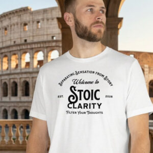 Stoic Clarity T Shirt Stoicism Philosophy Graphic Tee Separating Sensation From Story Filter Your Thoughts Shirt Mindfulness Gift Stoic Philosophy Tee