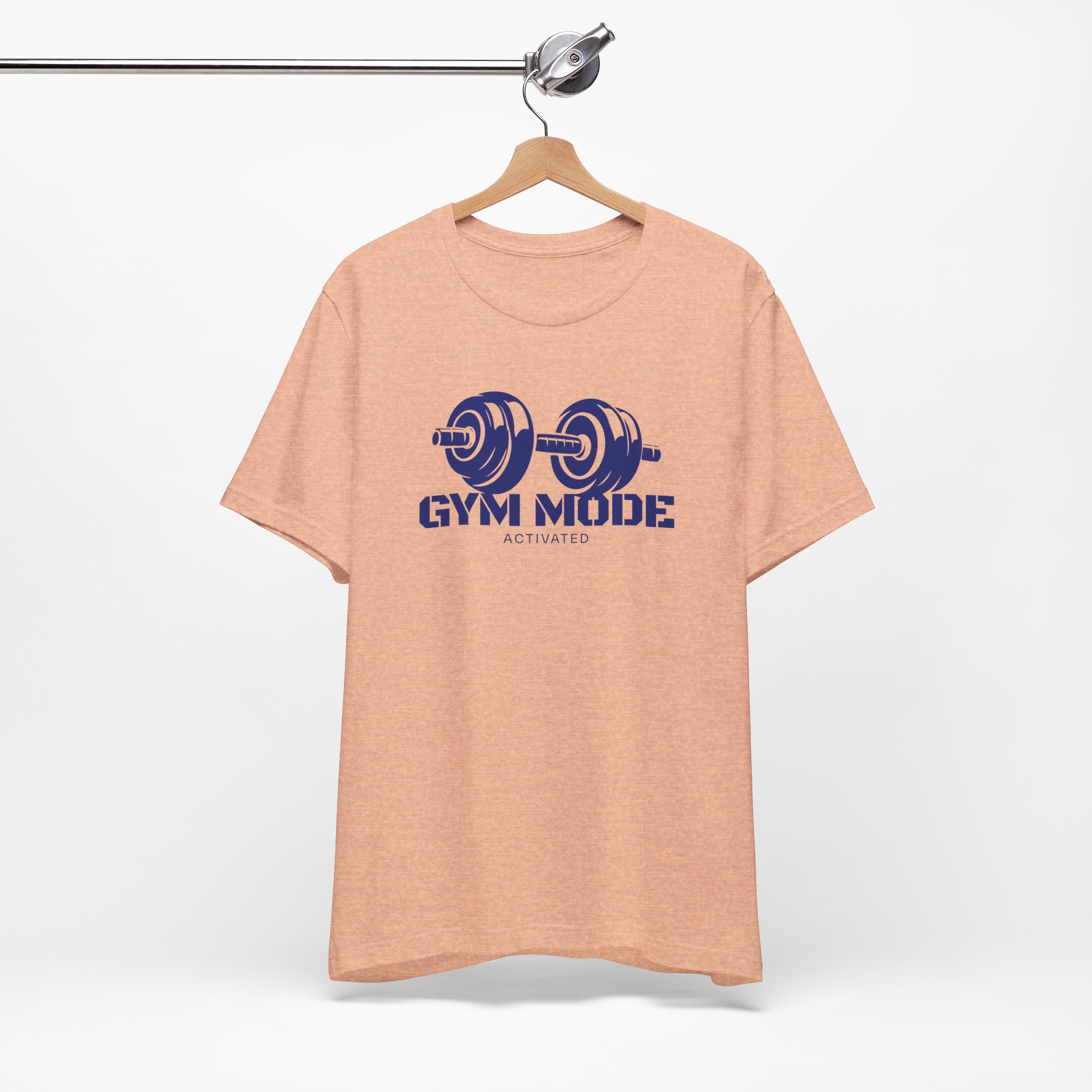 Gym Mode Activated T Shirt Funny Fitness Motivation Tee Dumbbell Workout Shirt Gym Lover Gift Weight Training Graphic Tee - Image 5