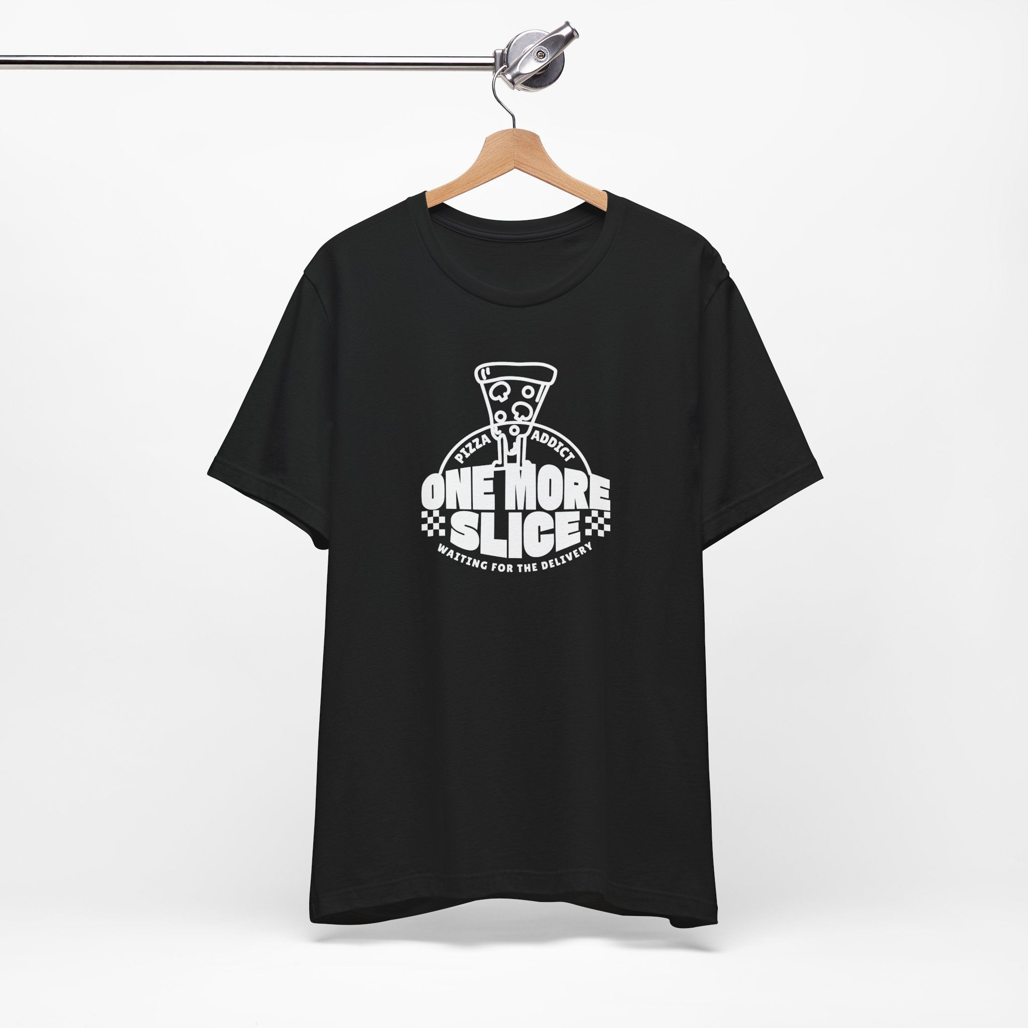 Pizza Addict One More Slice T Shirt Funny Pizza Lover Tee Waiting For The Delivery Shirt Retro Food Humor Gift Novelty Pizza Tee - Image 4