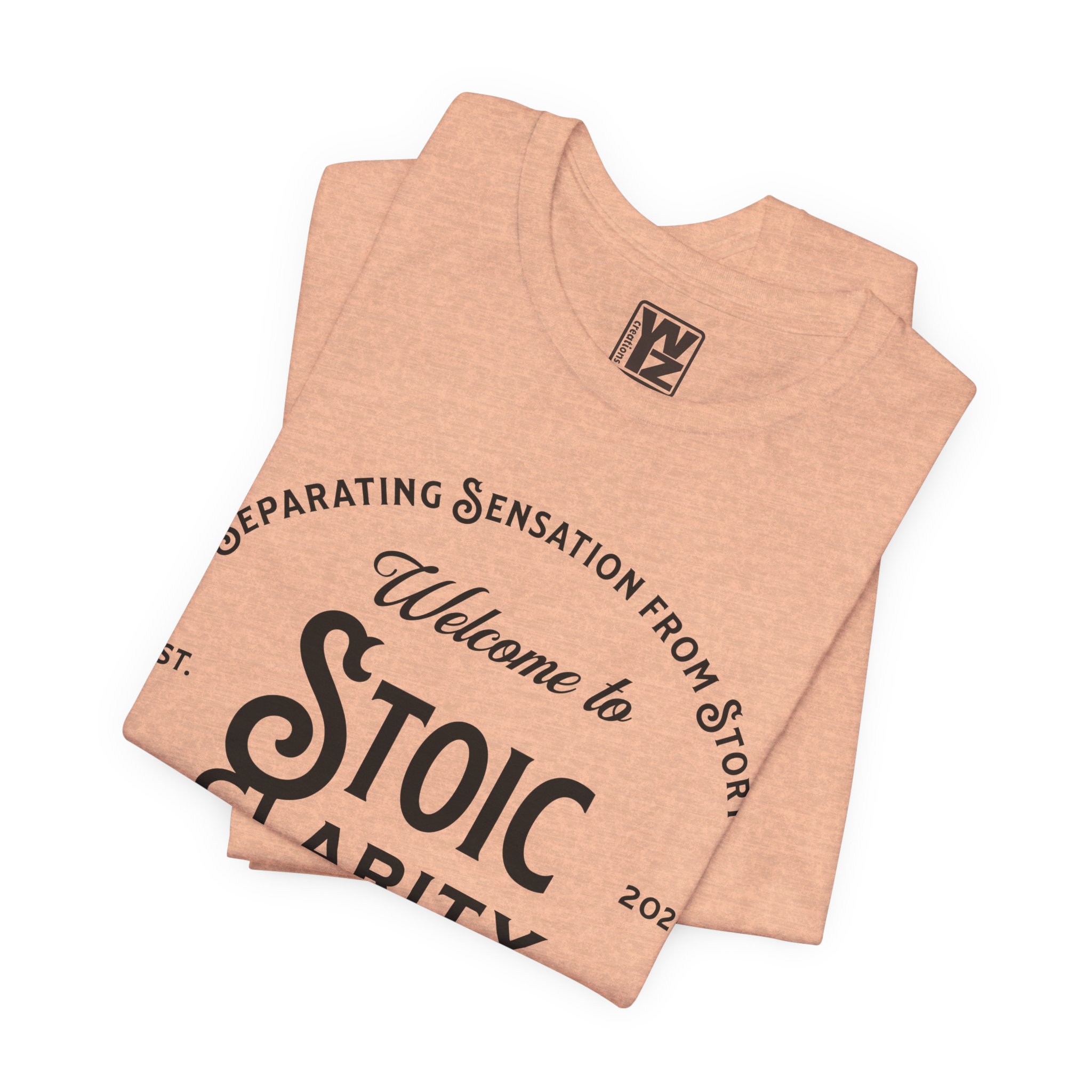 Stoic Clarity T Shirt Stoicism Philosophy Graphic Tee Separating Sensation From Story Filter Your Thoughts Shirt Mindfulness Gift Stoic Philosophy Tee - Image 9