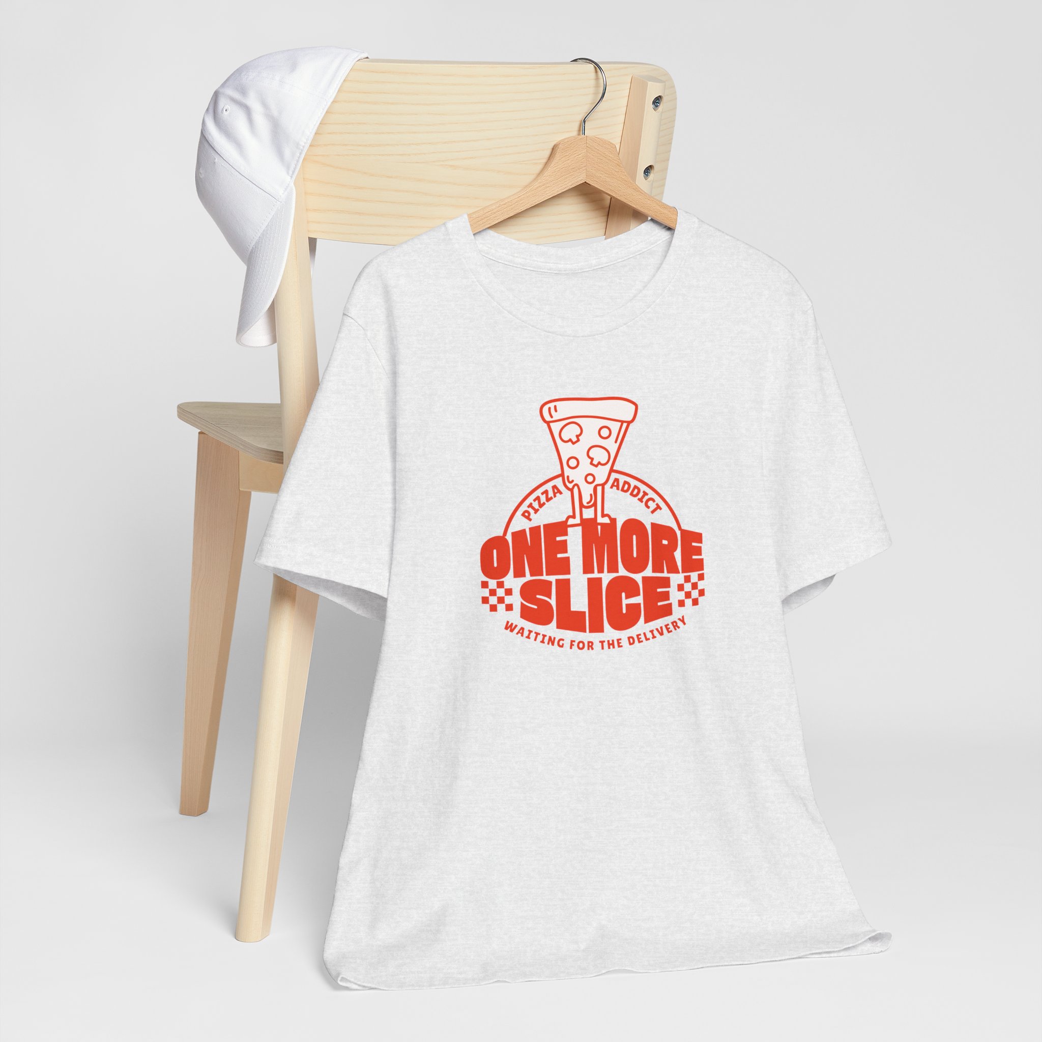 Pizza Addict One More Slice T Shirt Funny Pizza Lover Tee Waiting For The Delivery Shirt Retro Food Humor Gift Novelty Pizza Tee - Image 8