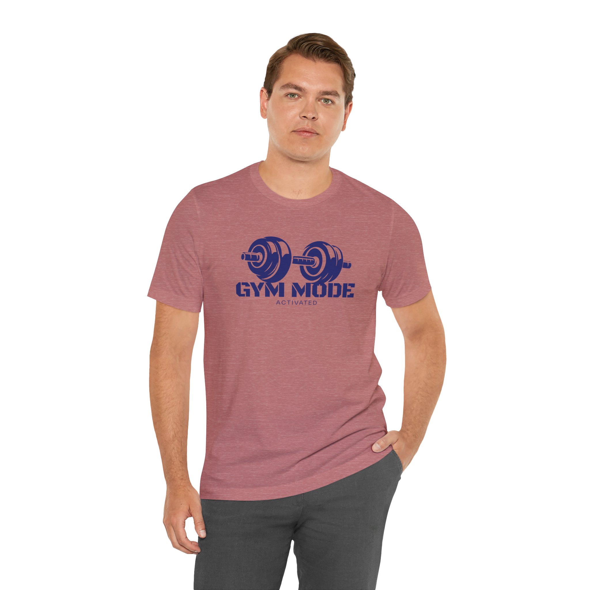 Gym Mode Activated T Shirt Funny Fitness Motivation Tee Dumbbell Workout Shirt Gym Lover Gift Weight Training Graphic Tee - Image 12