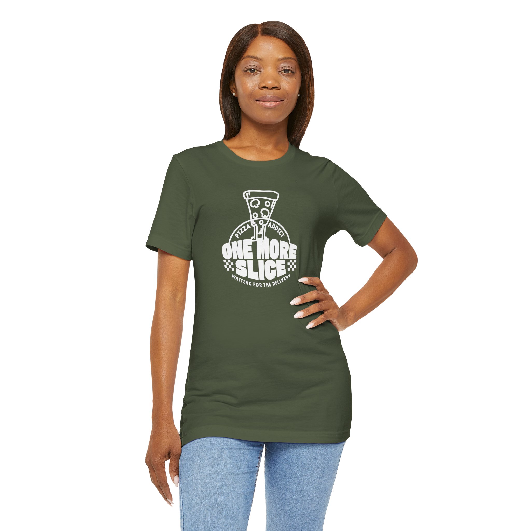 Pizza Addict One More Slice T Shirt Funny Pizza Lover Tee Waiting For The Delivery Shirt Retro Food Humor Gift Novelty Pizza Tee - Image 9