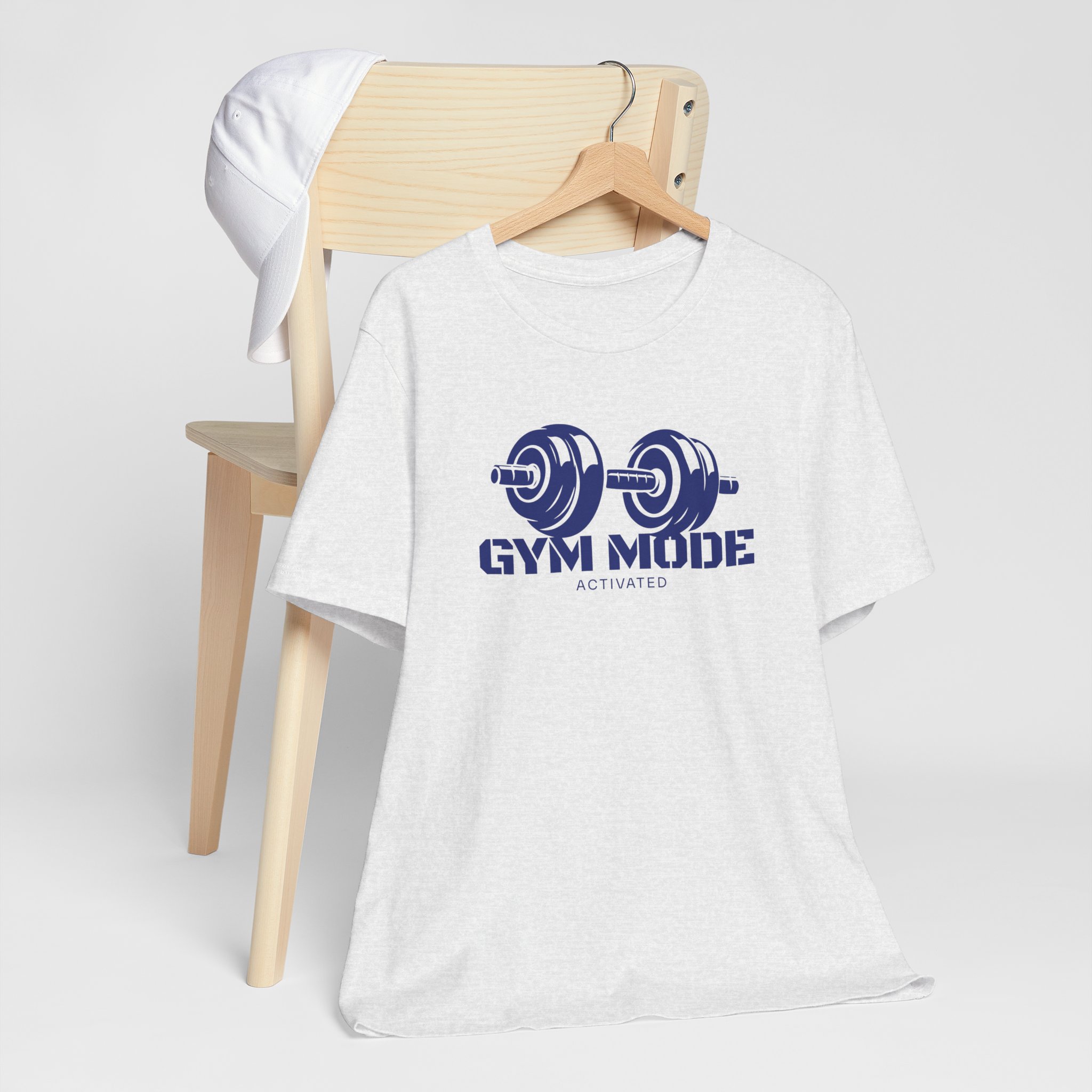 Gym Mode Activated T Shirt Funny Fitness Motivation Tee Dumbbell Workout Shirt Gym Lover Gift Weight Training Graphic Tee - Image 9