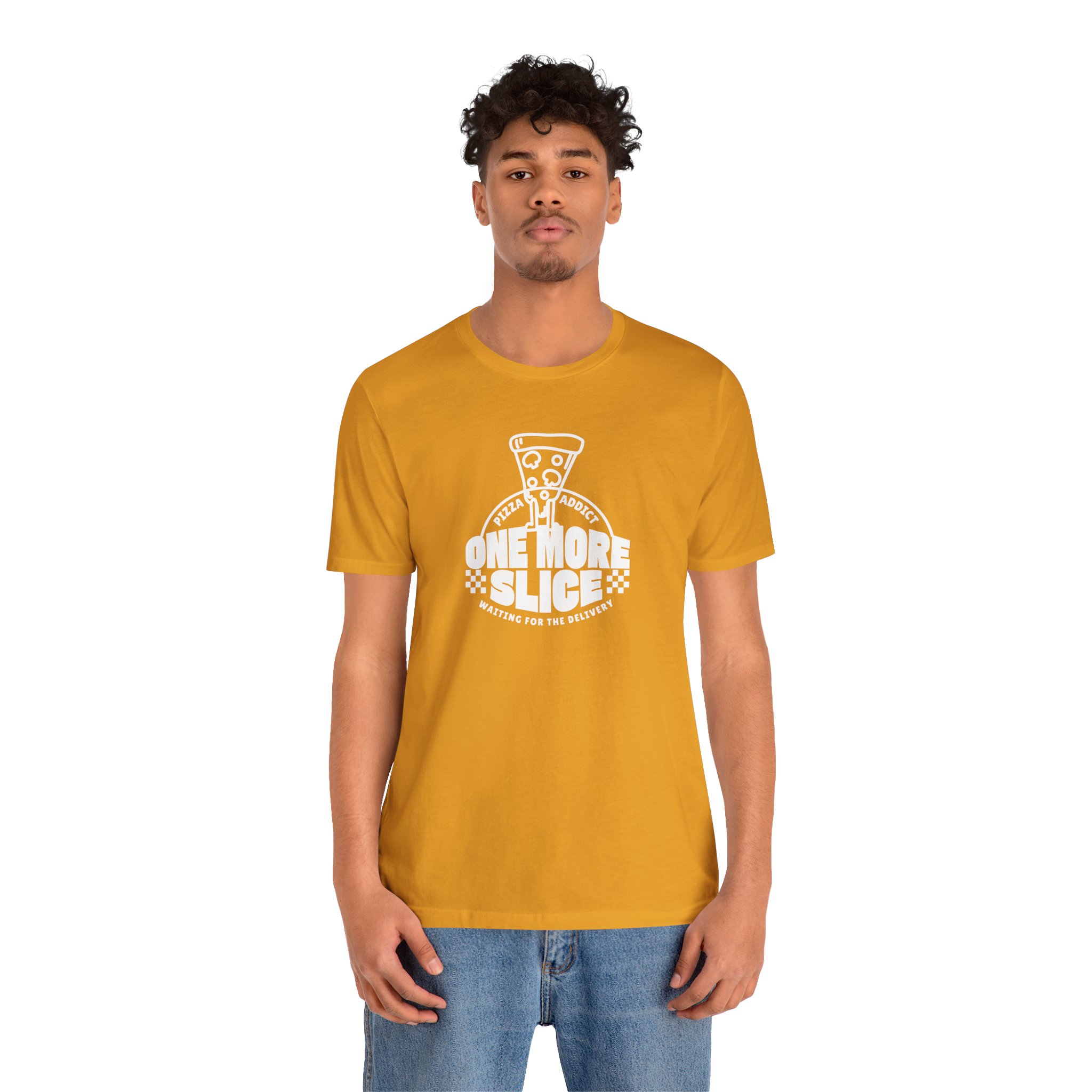 Pizza Addict One More Slice T Shirt Funny Pizza Lover Tee Waiting For The Delivery Shirt Retro Food Humor Gift Novelty Pizza Tee - Image 5
