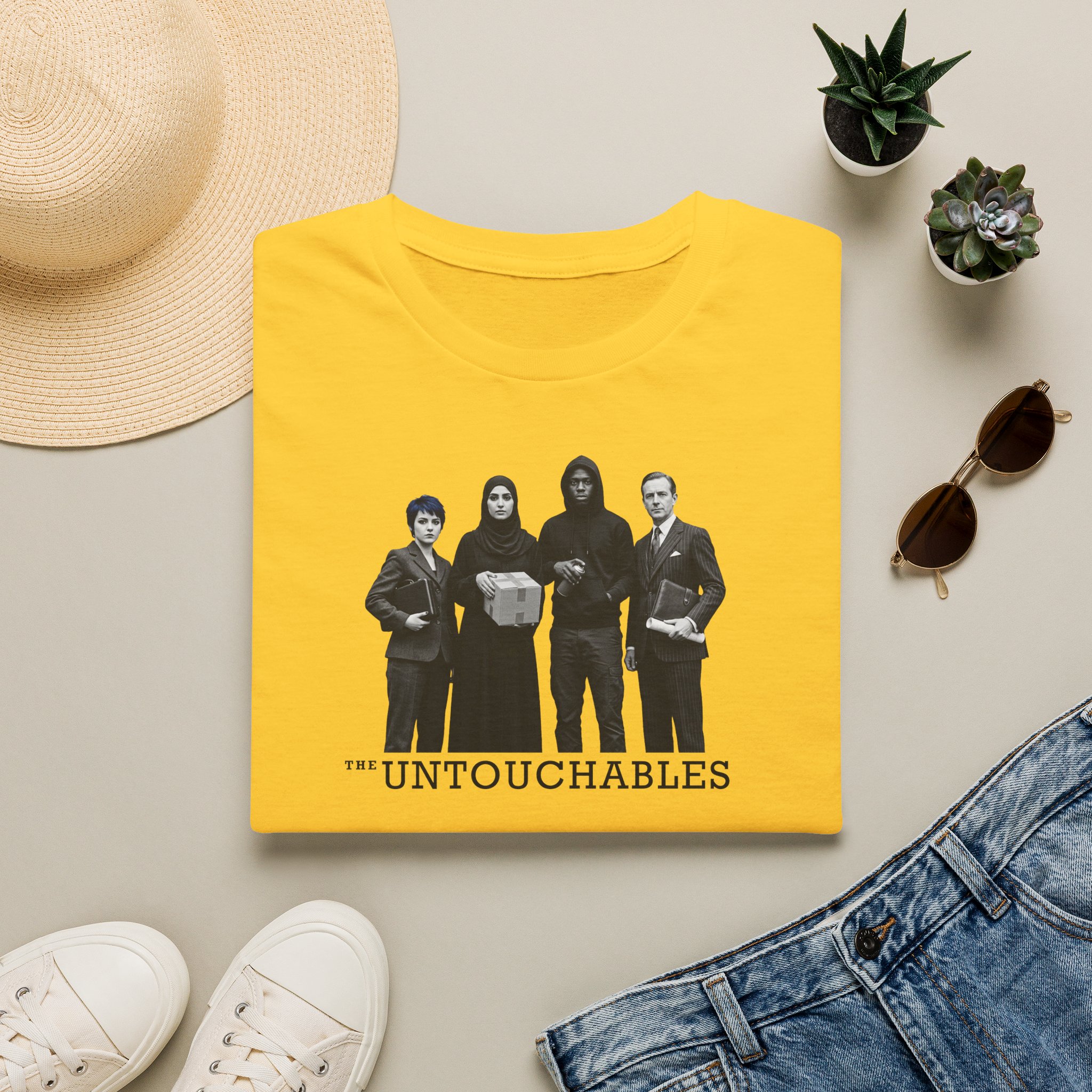 The Untouchables T Shirt British Political Satire Graphic Tee Funny UK Politics Shirt Political Humour Gift Current Affairs Tee - Image 3