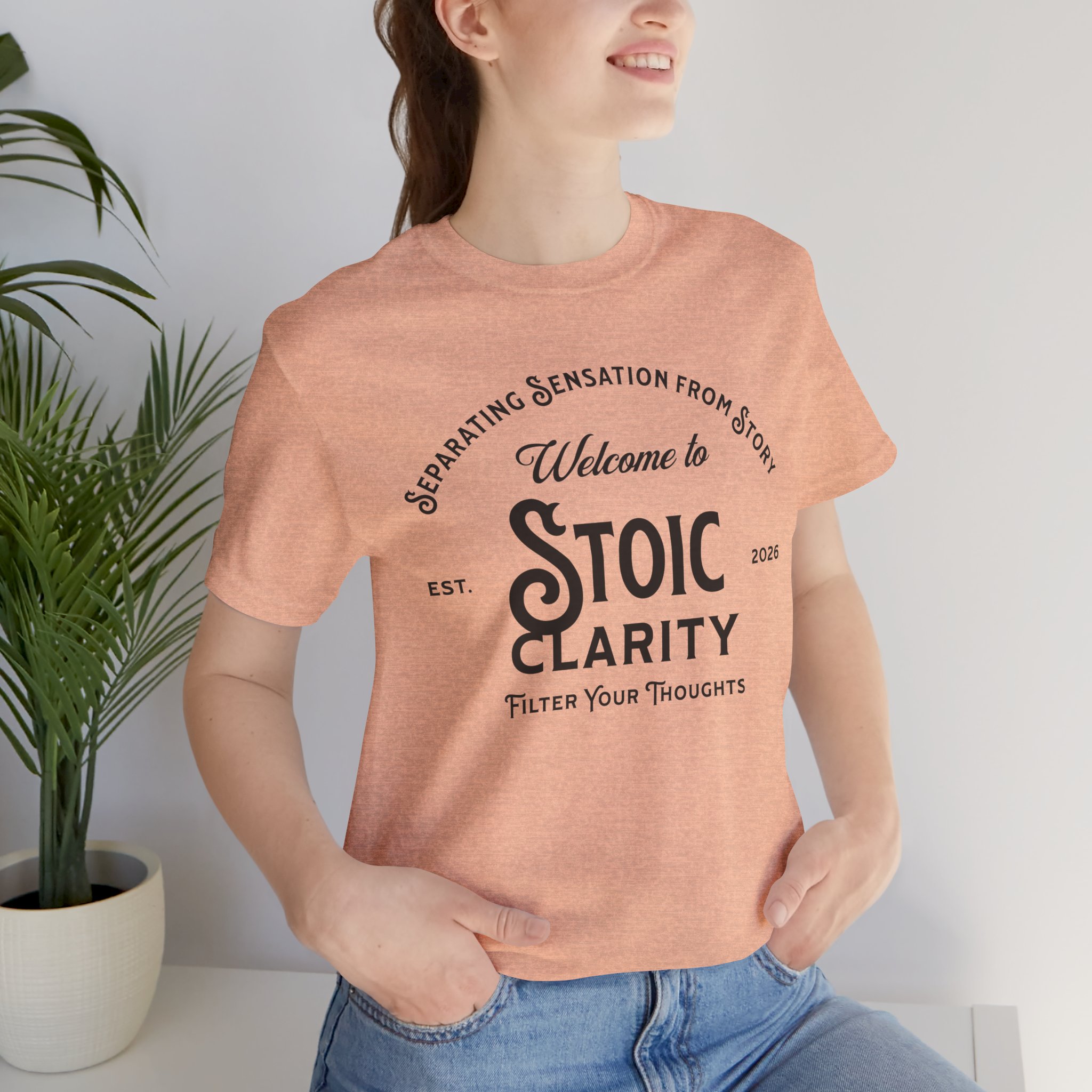 Stoic Clarity T Shirt Stoicism Philosophy Graphic Tee Separating Sensation From Story Filter Your Thoughts Shirt Mindfulness Gift Stoic Philosophy Tee - Image 10