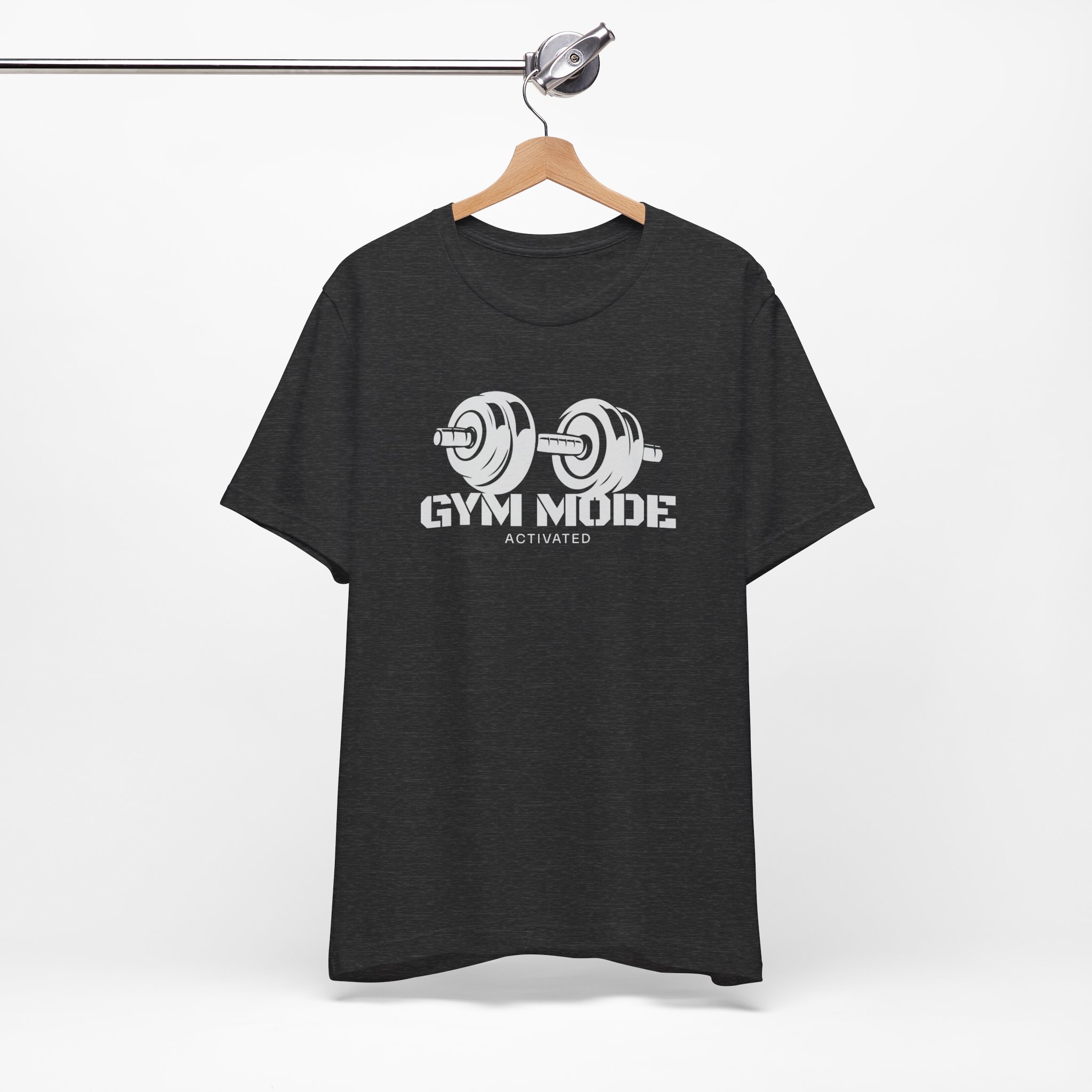 Gym Mode Activated T Shirt Funny Fitness Motivation Tee Dumbbell Workout Shirt Gym Lover Gift Weight Training Graphic Tee - Image 8