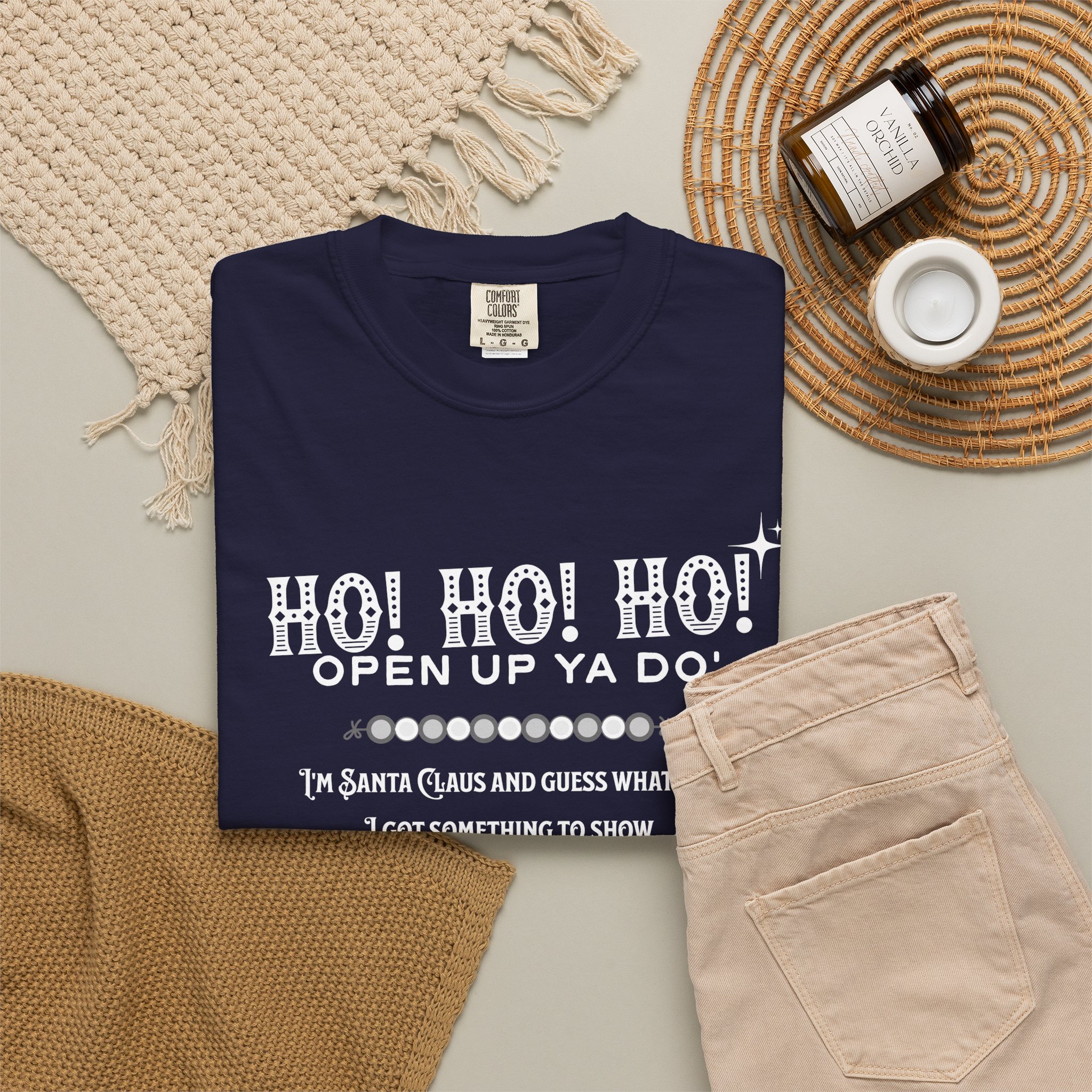 Ho Ho Ho Open Up Ya Do Christmas T Shirt Funny Festive Lyric Graphic Tee Christmas Rap Shirt Holiday Humour Gift Christmas Tee - Image 7